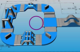 A design for the water park -- Photo: Kamadhoo Council