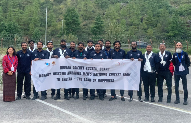ބޫޓާނުގެ ފުރަތަމަ ކްރިކެޓް މުބާރާތުގައި ރާއްޖެ ކުޅެނީ