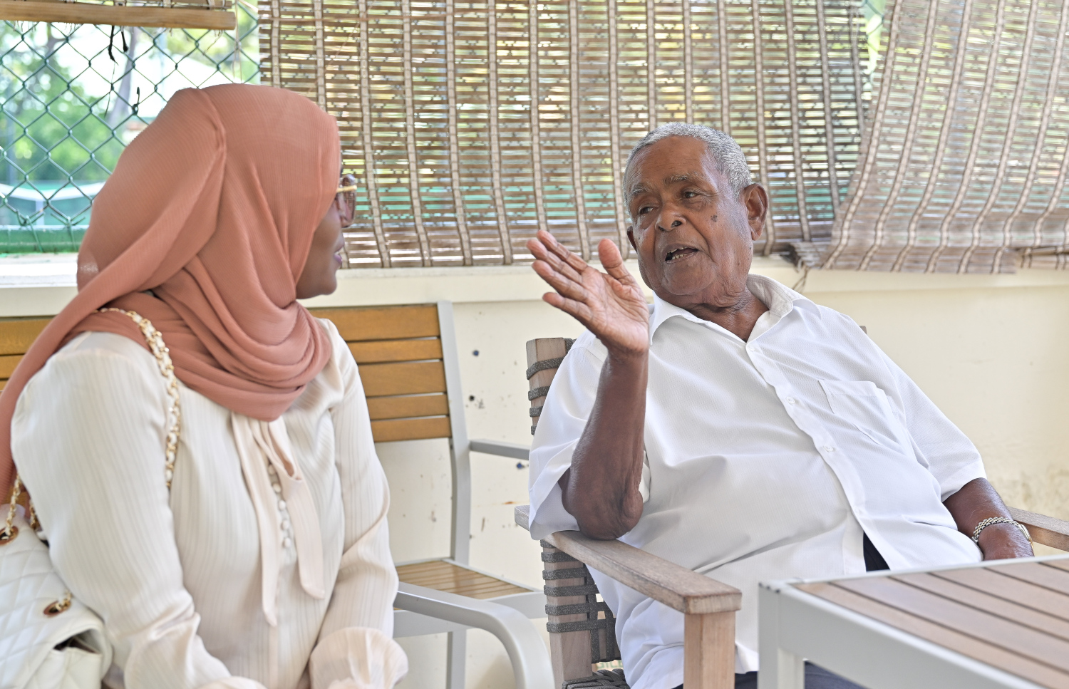 މުހައްމަދު މޫސާ (އުއްޗު) "މިހާރު" ދެއްވި އިންޓަވިއުގެ ތެރެއިން -- ފޮޓޯ: ނިޝާން އަލީ / މިހާރު