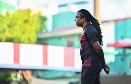 Maldives National Football team coach Ali Suzain