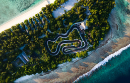 Kandima Maldives' e-go-karting track, the first of its kind in Maldives | Photo: Fayaz Moosa | Mihaaru