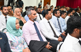 Some participants of the inauguration ceremony of Development Bank of Maldives -- Photo: President's Office