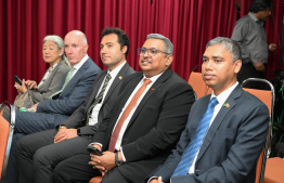 Some participants of the ceremony to inaugurate Development Bank of Maldives -- Photo: President's Office