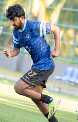 Fuvahmulah team during a warm up session held in the island -- Photo: Hoadhandu Sports Club