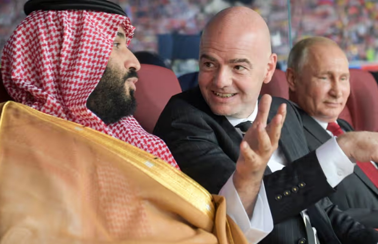 2034 ގެ ވޯލްޑް ކަޕް އޮންނާނީ ސައޫދީގައި