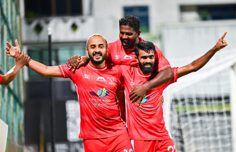 ހަތް ލަނޑު ޖަހައި އައްޑޫން ފެންވަރު ދައްކާލައިފި