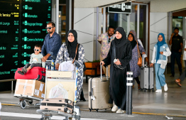 Many locals are also travelling as the holiday period coincides with school holidays.-- Photo: Nishan Ali / Mihaaru