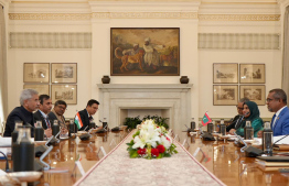 Foreign Minister Dr. Abdulla khaleel meets with India's Minister of External Affairs Dr Subrahmanyam Jaishankar.