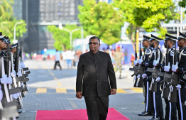 New Indian High Commissioner escorted to the President’s Office from Republic Square in a cultural procession -- Photo: President's Office