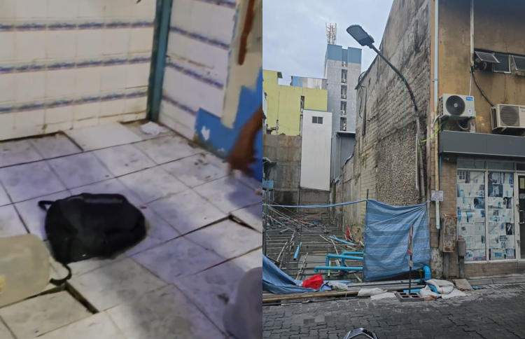 އިމާރާތް ކުރަނިކޮށް ޖެހިގެން ހުރި ގެ ގަނބައިގެންފި