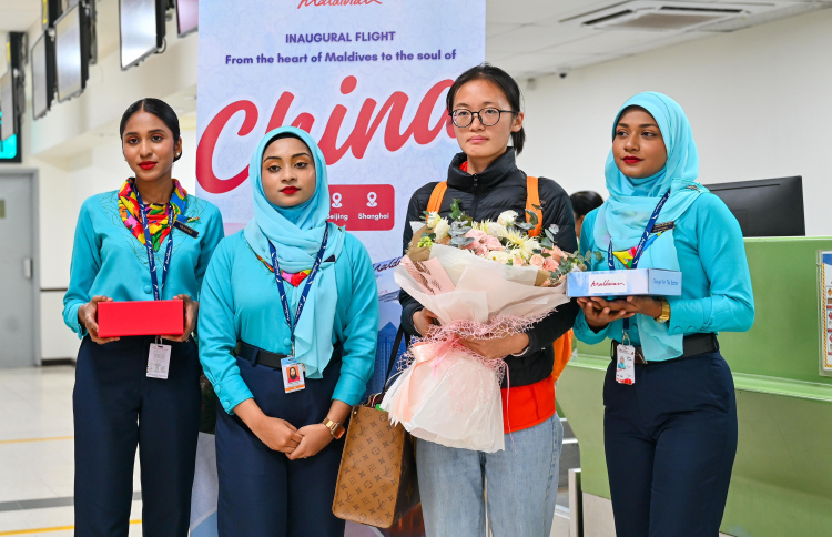 މޯލްޑިވިއަންގެ އާ ބޯޓު ޗައިނާގެ ޗެންގްޑޫއަށް ފުރައިފި