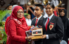 Majeediyya School Principal Aishath Mohamed Solih retirement event