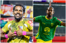 Vaadhoo vs. Mathiveri in the quarterfinals.-- Photo: Images MV