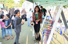 Children playing at the Bingaa maahefun event by MIB held last Friday -- Photo: MIB