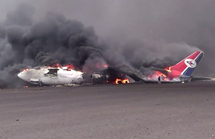 ޔަމަން އެއާޕޯޓަށް 500 މިލިއަން ޑޮލަރުގެ ގެއްލުން