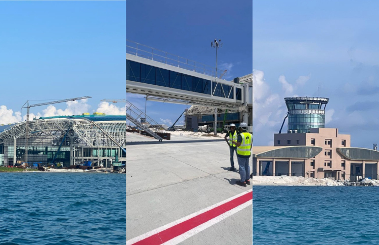 ހަނިމާދޫ އެއާޕޯޓް މަސައްކަތުގެ 83 ޕަސެންޓް ނިމިއްޖެ