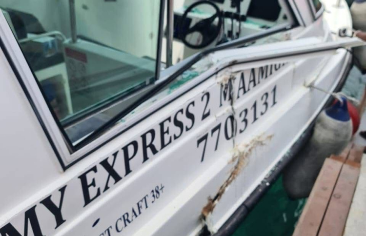 ލޯންޗަކާއި ޓަގެއް ޖެހި، އެކްސިޑެންޓްވެ މީހަކަށް އަނިޔާ