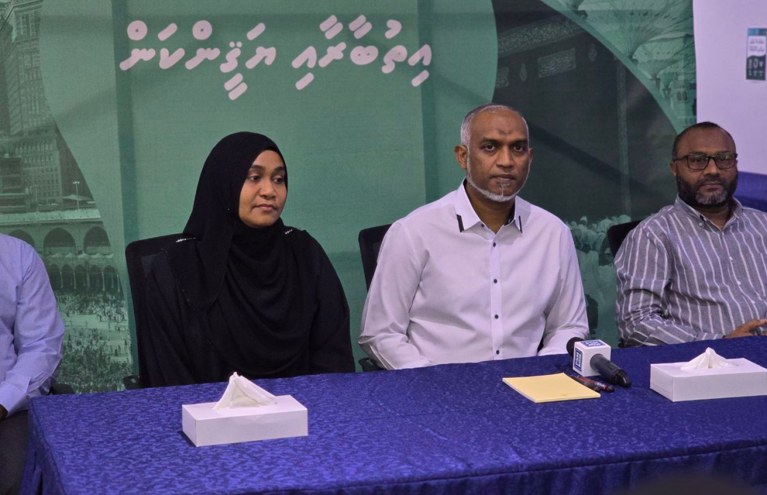ރާއްޖެ އިން މި އަހަރު ހައްޖުގެ އަޅުކަމަށް ދިޔަ މީހުންނާ ރައީސް މުއިއްޒު މިއަދު ބައްދަލުކުރައްވަނީ.
