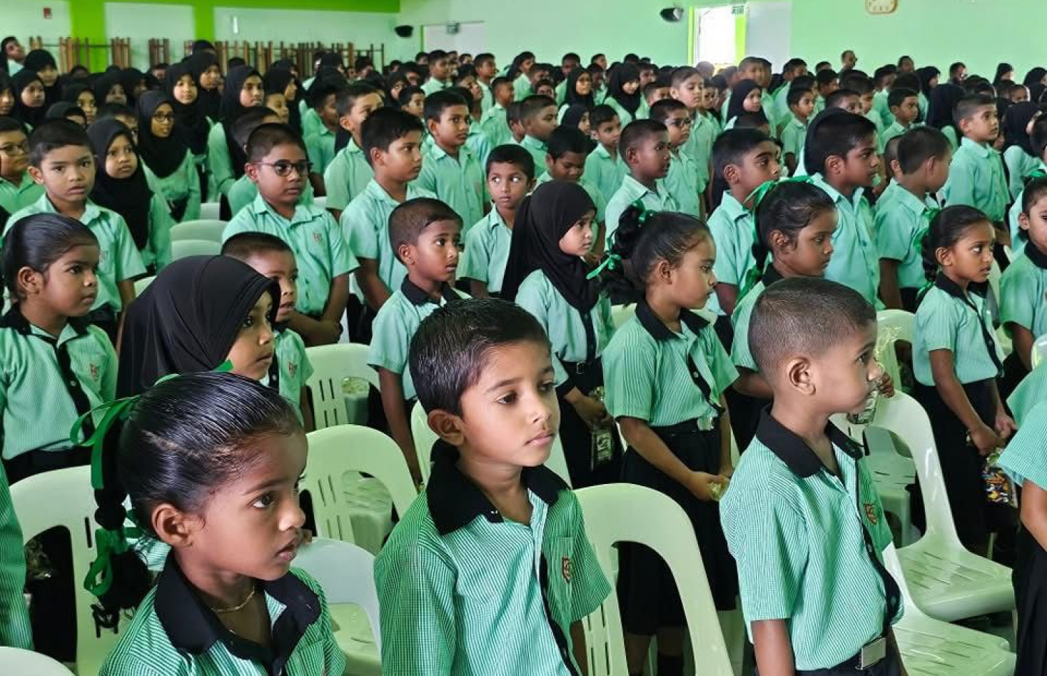 ފޯކައިދޫ ސްކޫލުގެ ދަރިވަރުންތަކެއް. -- ފޮޓޯ: ފޯކައިދޫ ސްކޫލު