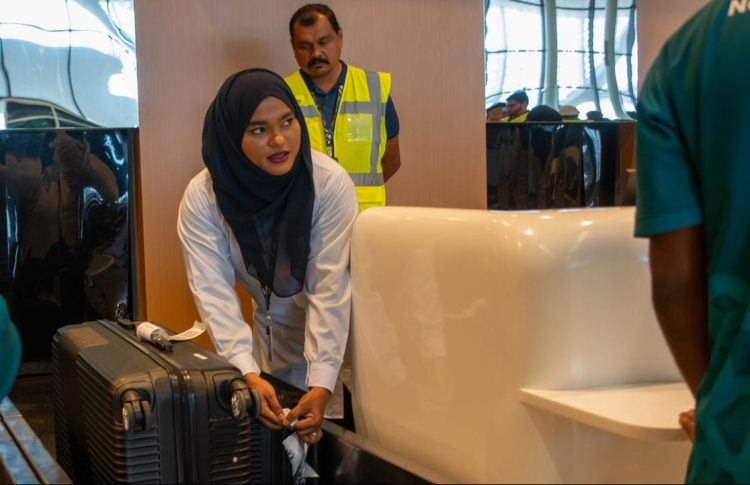 އާ ޓާމިނަލުގެ ޗެކް-އިން ސިސްޓަމް ޓެސްޓުކޮށްފި