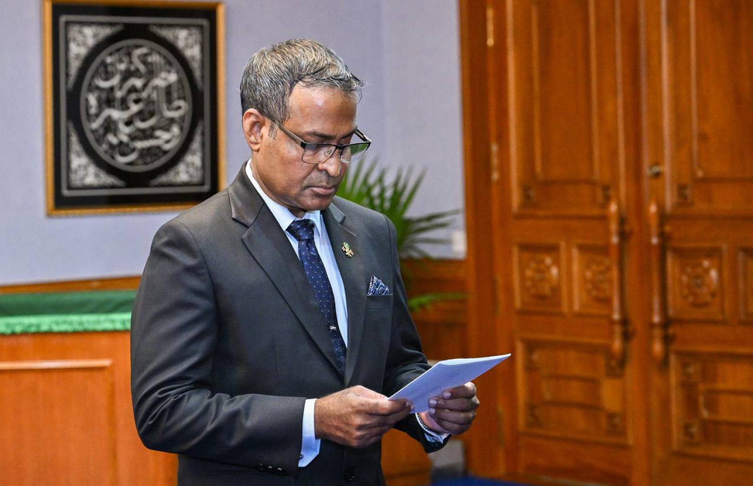 ޣަނީ، އުއްތަމަ ފަނޑިޔާރުގެ މަގާމުގެ ހުވާ ރައީސް އޮފީހުގައި އޮގަސްޓް 2025 ގައި ކުރައްވަނީ.---ފޮޓޯ: ރައީސް އޮފީސް