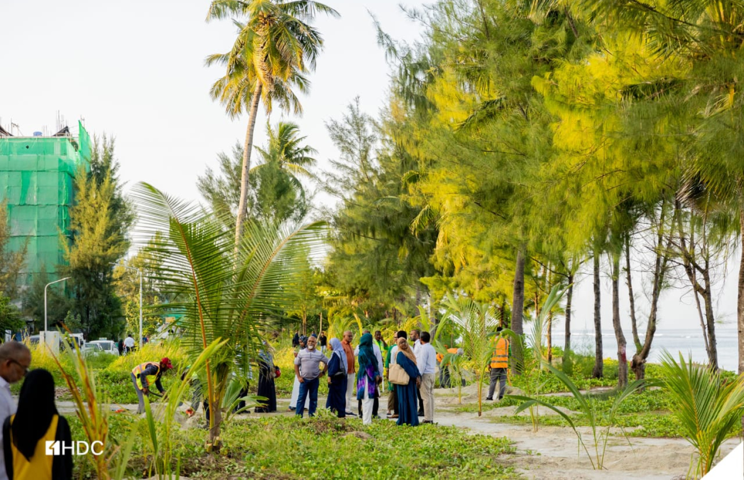 ދަނޑުވެރިކަމާ ބެހޭ މިނިސްޓްރީ އާއި އެޗްޑީސީގެ ގުޅިގެން ހުޅުމާލޭގައި 60 ރުއް އިންދުމަށް ބޭއްވި ރަސްމިއްޔާތު.-- ފޮޓޯ: އެޗްޑީސީ