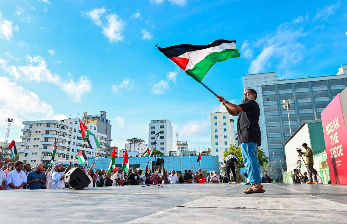 ފަލަސްތީނު ބަލައިގަތް ގައުމުތަކަށް ރާއްޖޭގެ މަރުހަބާ