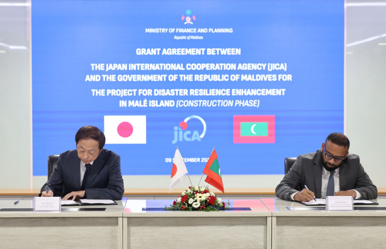 ކަނޑުތޮށި މަރާމާތުކުރަން ޖައިކާއިން ބޮޑު އެހީއެއް ދީފި