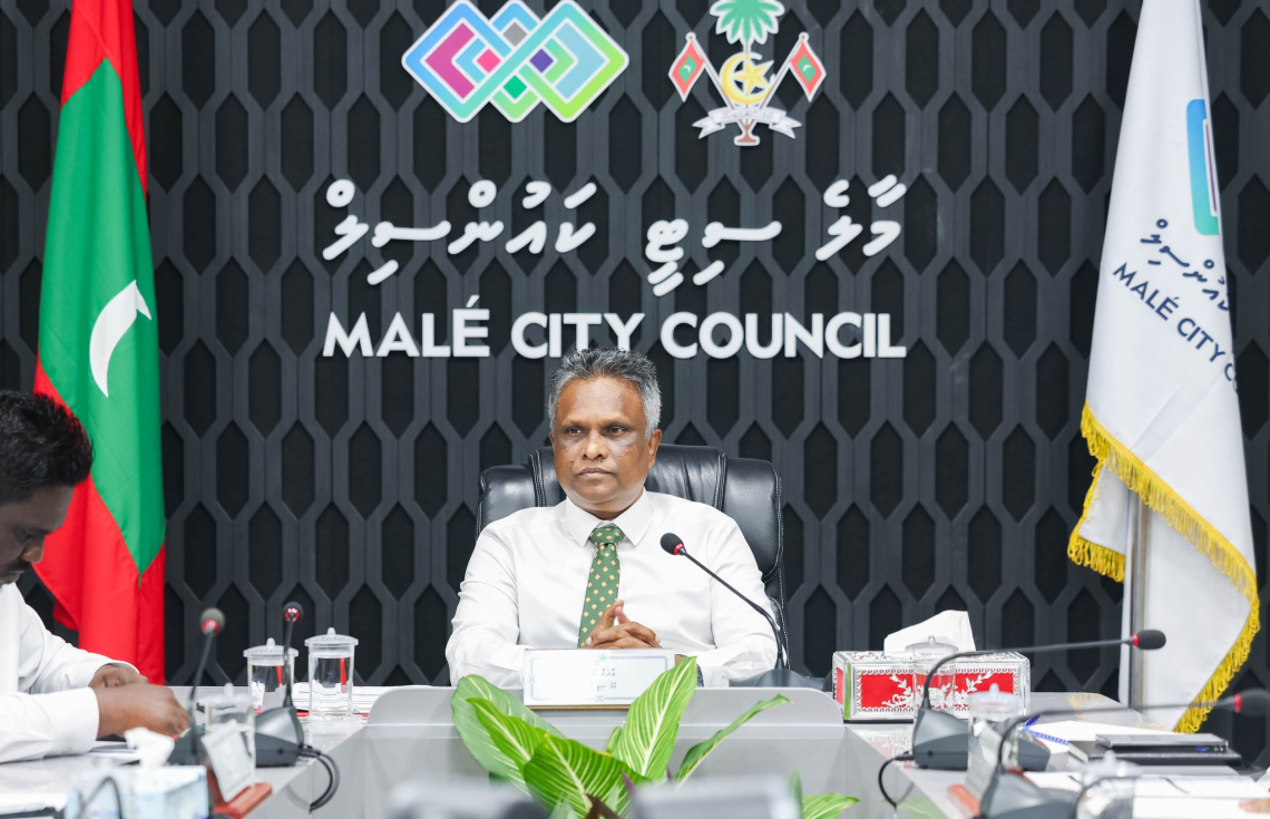 މާލޭ ސިޓީ ކައުންސިލުގެ މޭޔަރު އާދަމް އާޒިމް.
