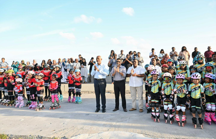 އުސްފަސްގަނޑުގައި ހަދާ ސްކޭޓް އެރީނާގެ ބިންގާ އަޅައިފި