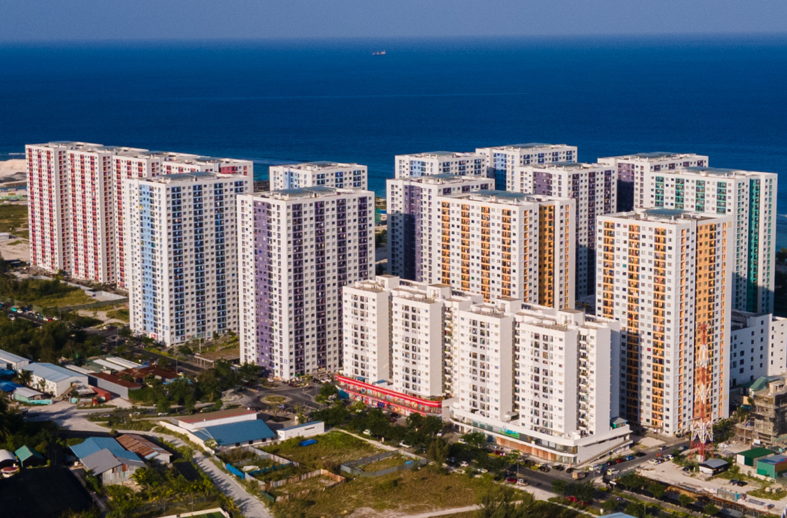 ހުޅުމާލޭ 2 ގައި އިމާރާތްކޮށްފައިވާ ފްލެޓްތައް.-- ފޮޓޯ: ފަޔާޒު މޫސާ | މިހާރު