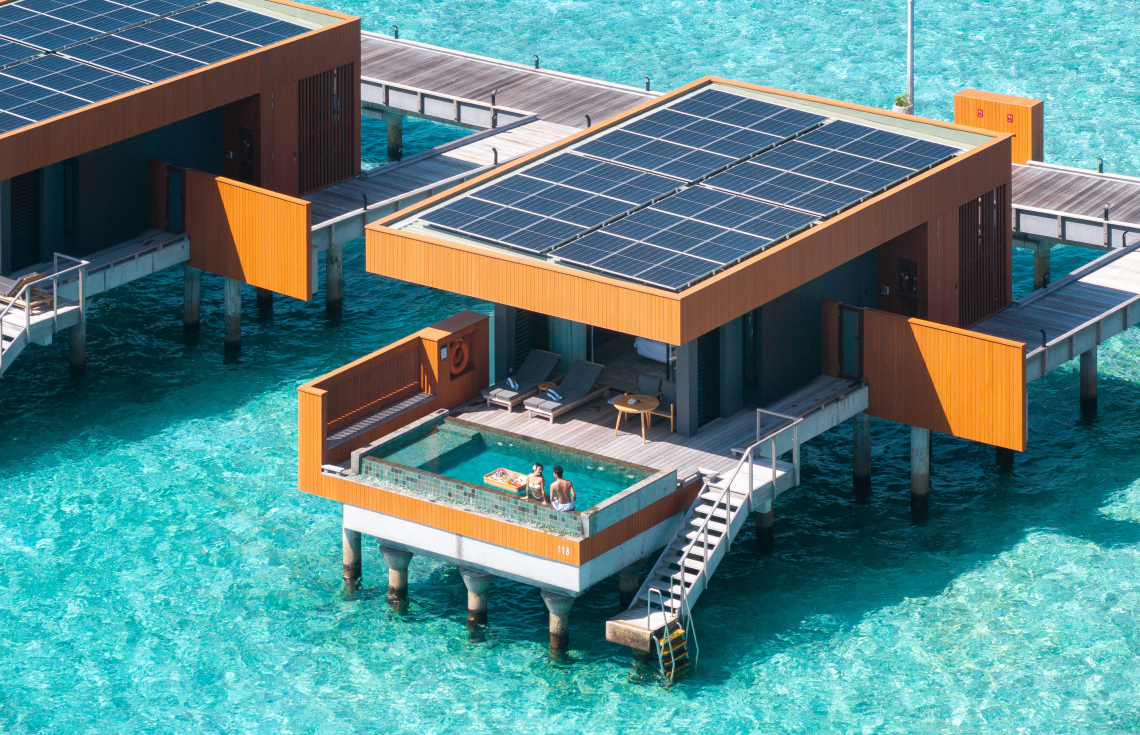 ވެލިގަނޑު ރިސޯޓުގައި އަވިން ކަރަންޓު އުފައްދަނީ