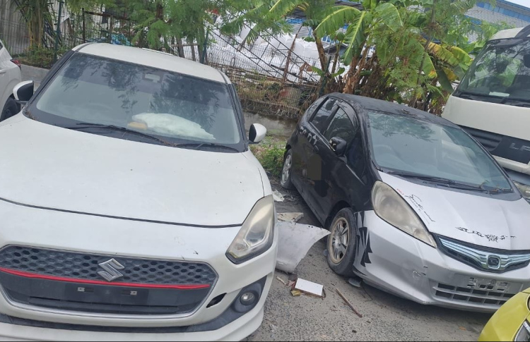 ބޭނުންނުކުރާ 716 ވެހިކަލް ހުޅުމާލޭގެ މަގުތަކުގައި