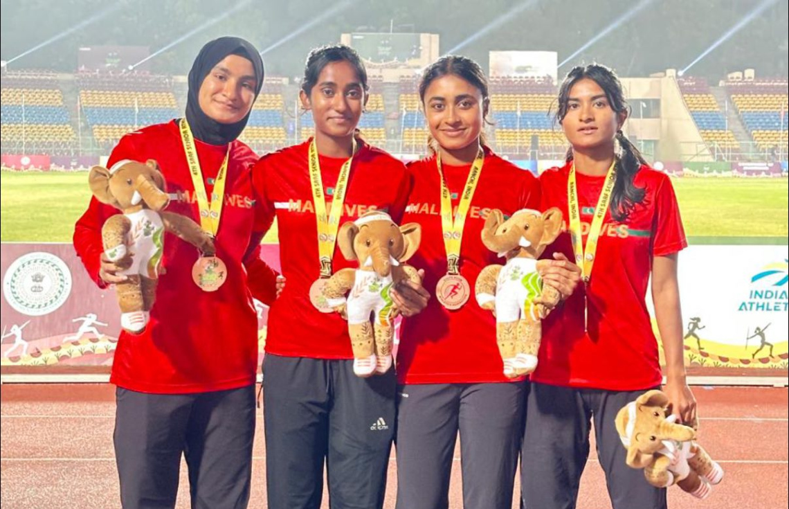 ދެކުނު އޭޝިއާގެ މުބާރާތުން ރާއްޖެއަށް އެންމެ މެޑައްޔެއް