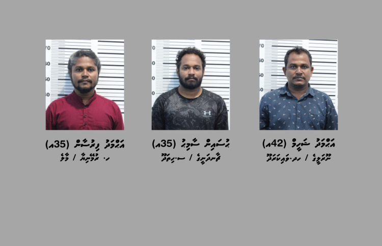 ފަހުން ހައްޔަރުކުރި ތިން މީހުންގެ ވަނަވަރު އާއްމުކޮށްފި