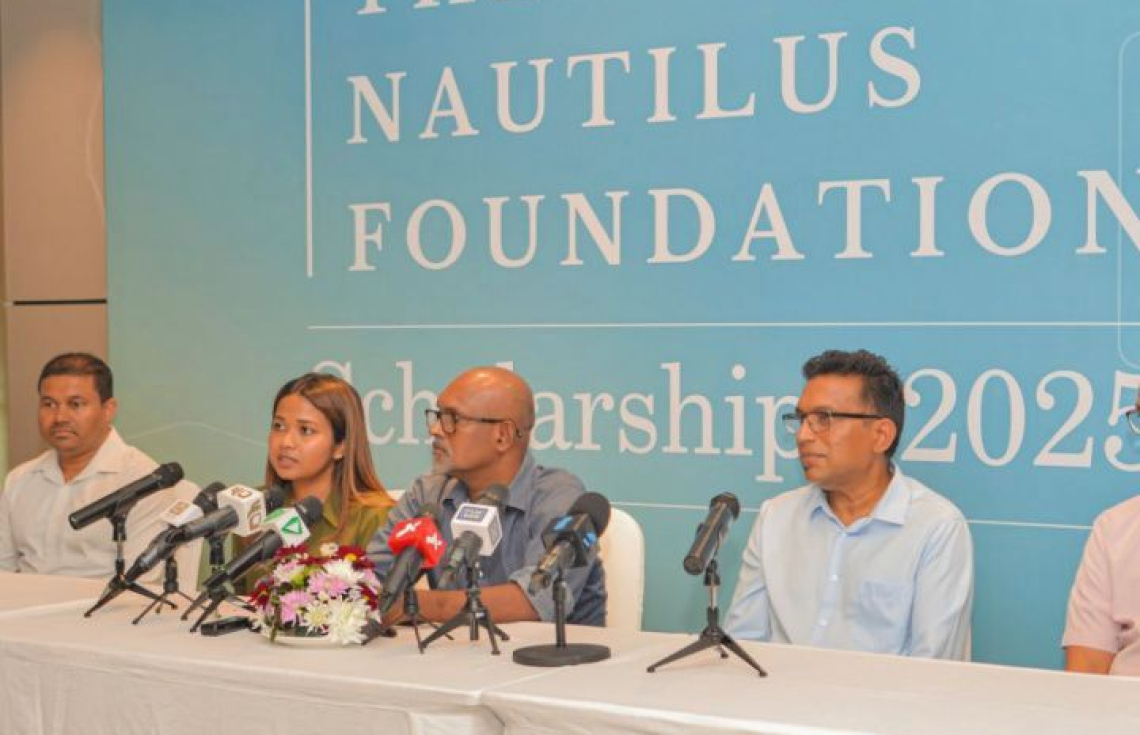 Nautilus Foundation in 3 dhaairaa eh ge 4 scholarship furuathu hulhuvaalaifi