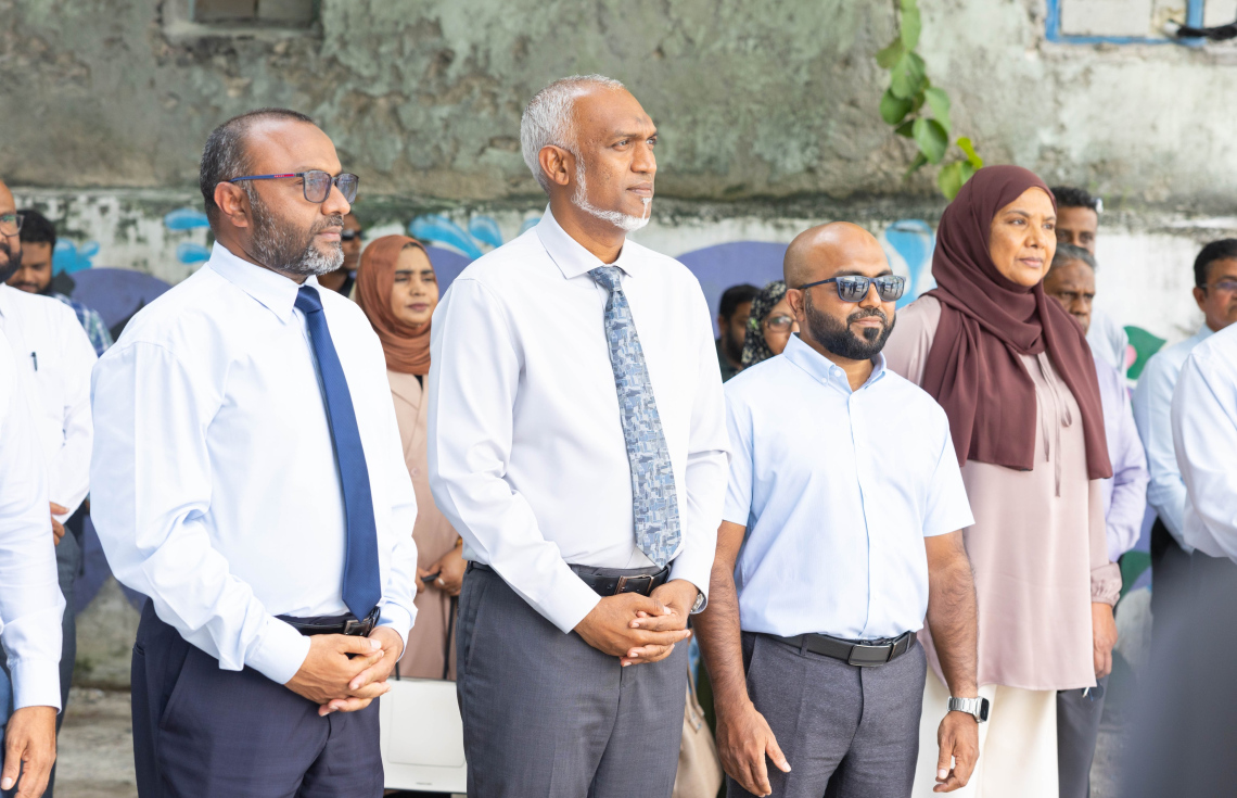 މ. ބޮޑުގެ ސަރަހައްދުގައި މިސްކިތް އެޅުމުގެ މަސައްކަތް ފެށުން. --ފޮޓޯ: އިސްލާމިކް މިނިސްޓްރީ