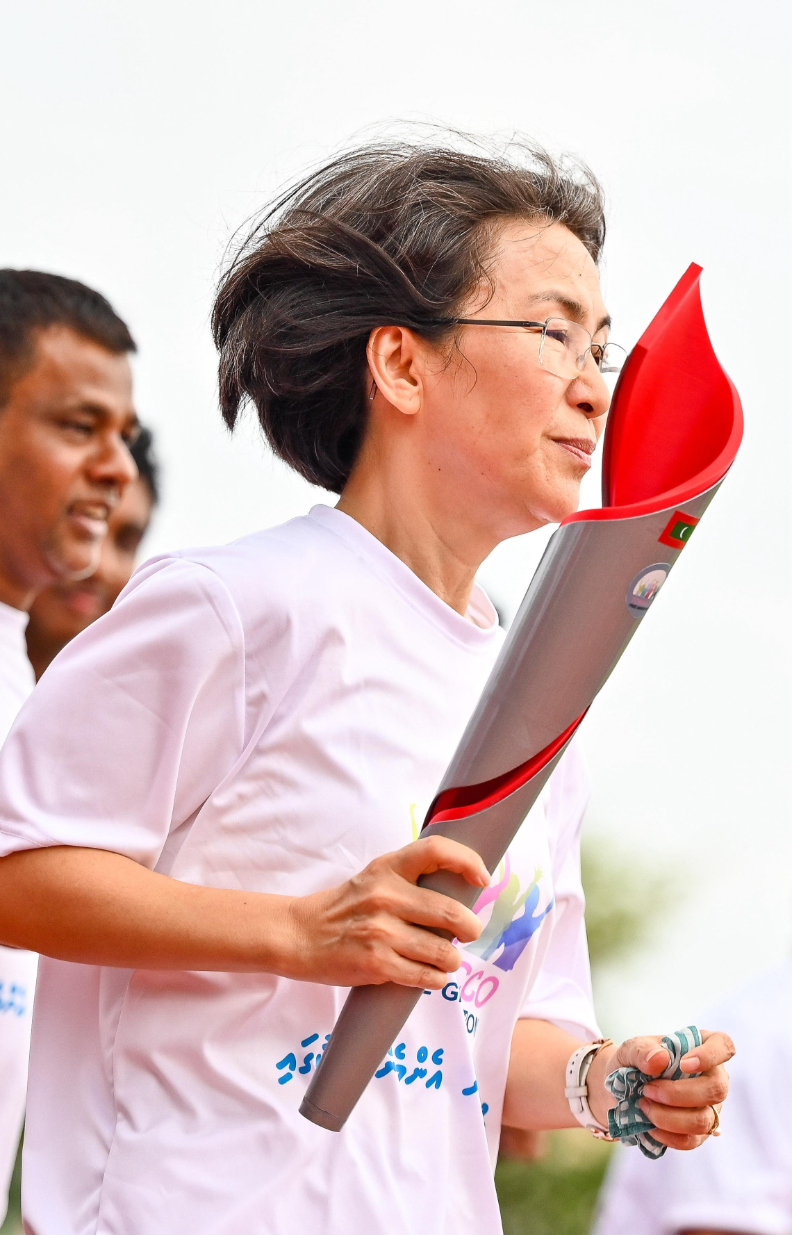 ޖެނެރޭޝަން ބޭން ފާހަގަކުރަން ބާއްވާ ދުވުމުގައި ޑަބްލިއުއެޗްއޯގެ ރާއްޖޭގެ މަންދޫބު، މިސް ޕޭޑެން ބައިވެރިވެވަޑައިގަންނަވަނީ.-- ފޮޓޯ: ފަޔާޒު މޫސާ/ މިހާރު