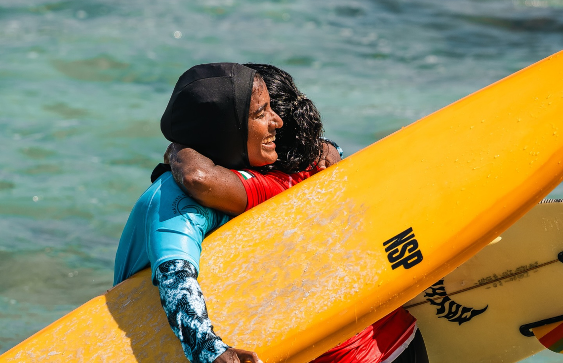 އަންހެން ފައިނަލްގައި ވާދަކުރި ތާނީސް.-- ފޮޓޯ: އެމްއެސްއޭ / ސިޑިބަރި