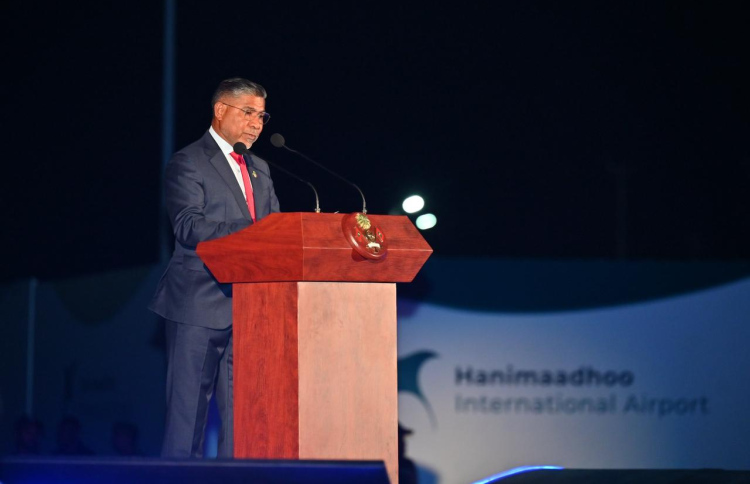 ހަނިމާދޫ އެއާޕޯޓުގެ ނިމުނީ 72 ޕަސެންޓް: ޝަރީފް