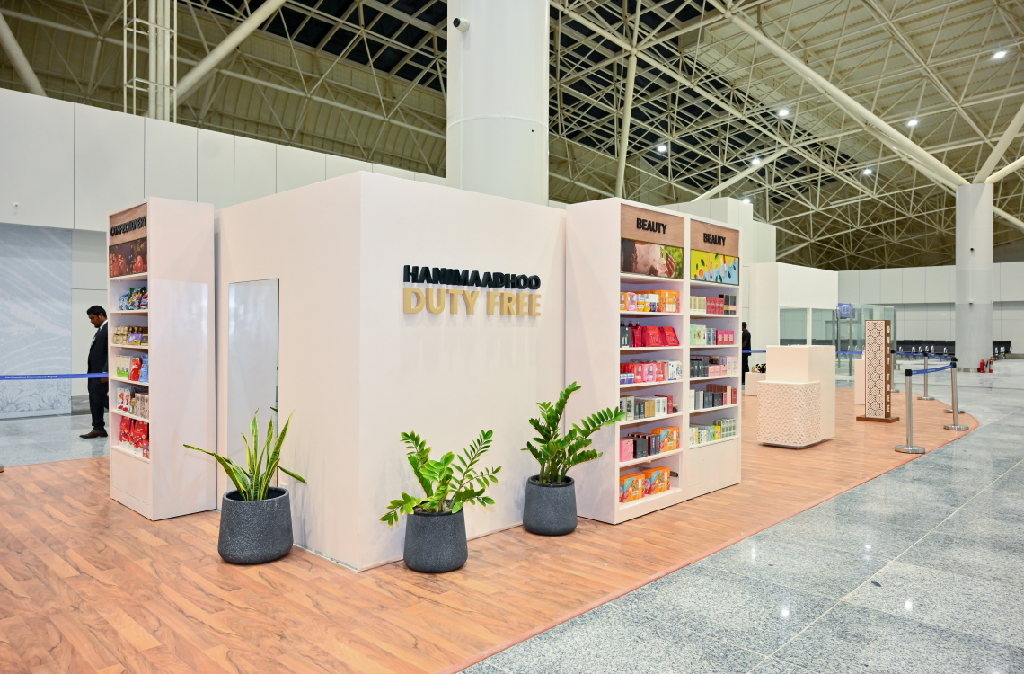 ހަނިމާދޫ އިންޓަނޭޝަނަލް އެެއާޕޯޓްގެ އެތެރެ.--- ފޮޓޯ: ނިޝާން އަލީ | މިހާރު