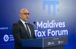 ޓެކްސް ފޯރަމް ފެށުމުގެ ރަސްމިއްޔާތުގައި ކޮމިޝަނާ ޖެނެރަލް އޮފް ޓެކްސޭޝަން ޒަރީރު މިއަދު ވާހަކަ ދައްކަވަނީ.--- ފޮޓޯ:ނިޝާން އަލީ| މިހާރު