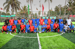 ރައީސުލްޖުމްހޫރިއްޔާ، އދ. މަންދޫ ފުޓްސަލް ދަނޑު ހުޅުއްވައިދެއްވުން.-- ފޮޓޯ: ރައީސް އޮފީސް