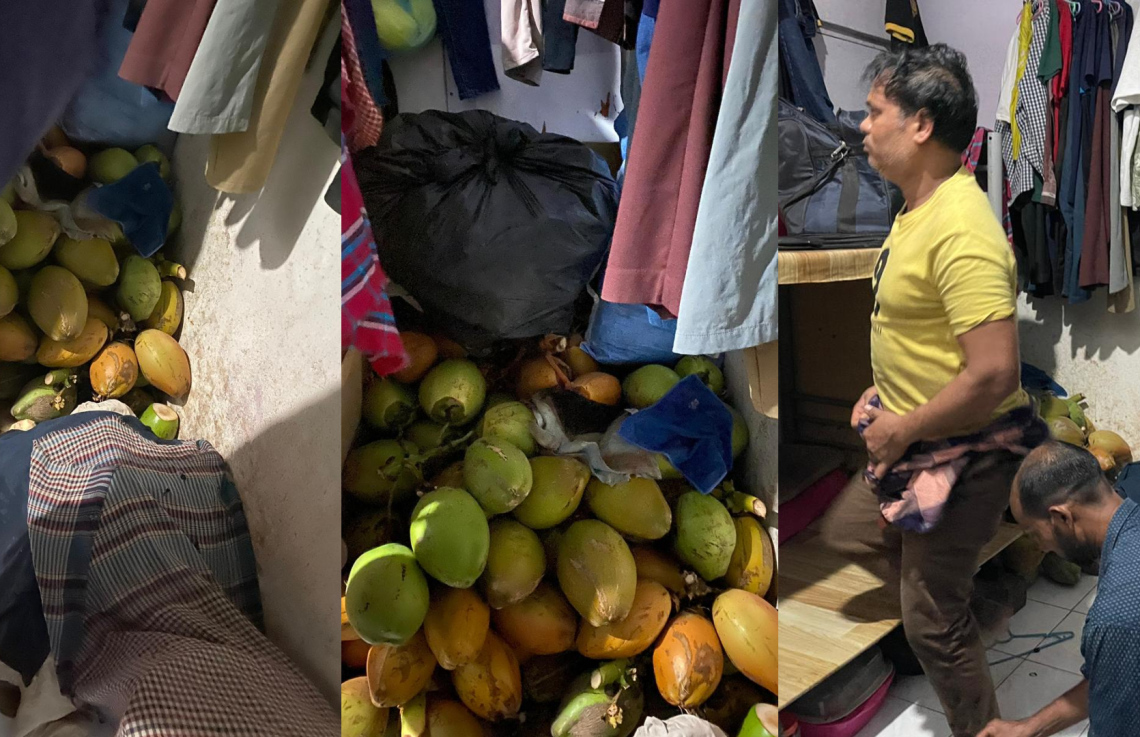 ނިދާ ތަނުގައި ބަންދުކުރަމުން ދިޔައީ ކުރުނބާ ފަނި!