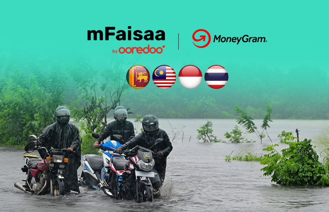 ތޫފާނު އެރި ގައުމުތަކަށް އެމްފައިސާއިން ފައިސާ ފޮނުވޭނެ