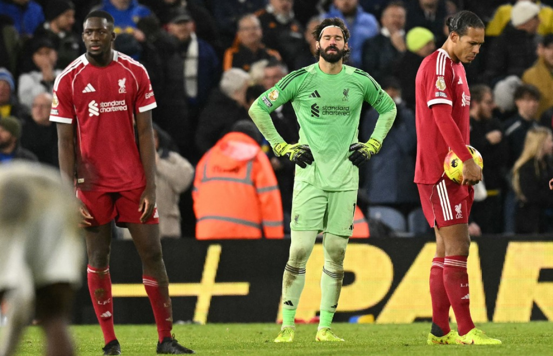 ލިވަޕޫލްގެ ކުޅުންތެރިން މާޔޫސްވެފަ.-- ފޮޓޯ: އޭއެފްޕީ