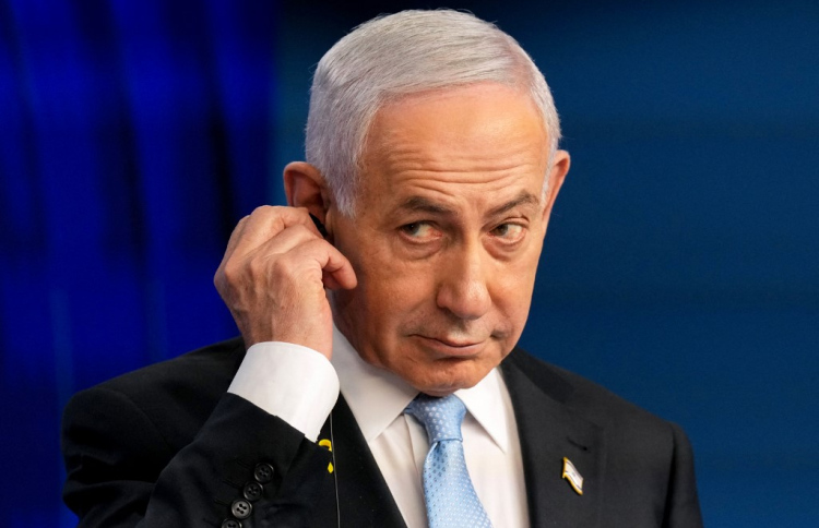 އިޒްރޭލުގެ ބޮޑުވަޒީރު ބެންޖަމިން ނަތަންޔާހޫ: އޭނާ ވަނީ ގޭސް އެކްސްޕޯޓްކުރަން މިސްރާ އެކު 35 ބިލިއަން ޑޮލަރުގެ އެއްބަސްވުމެއް ހެދިކަން އިއުލާނުކޮށްފައި. -- ފޮޓޯ: އޭއެފްޕީ