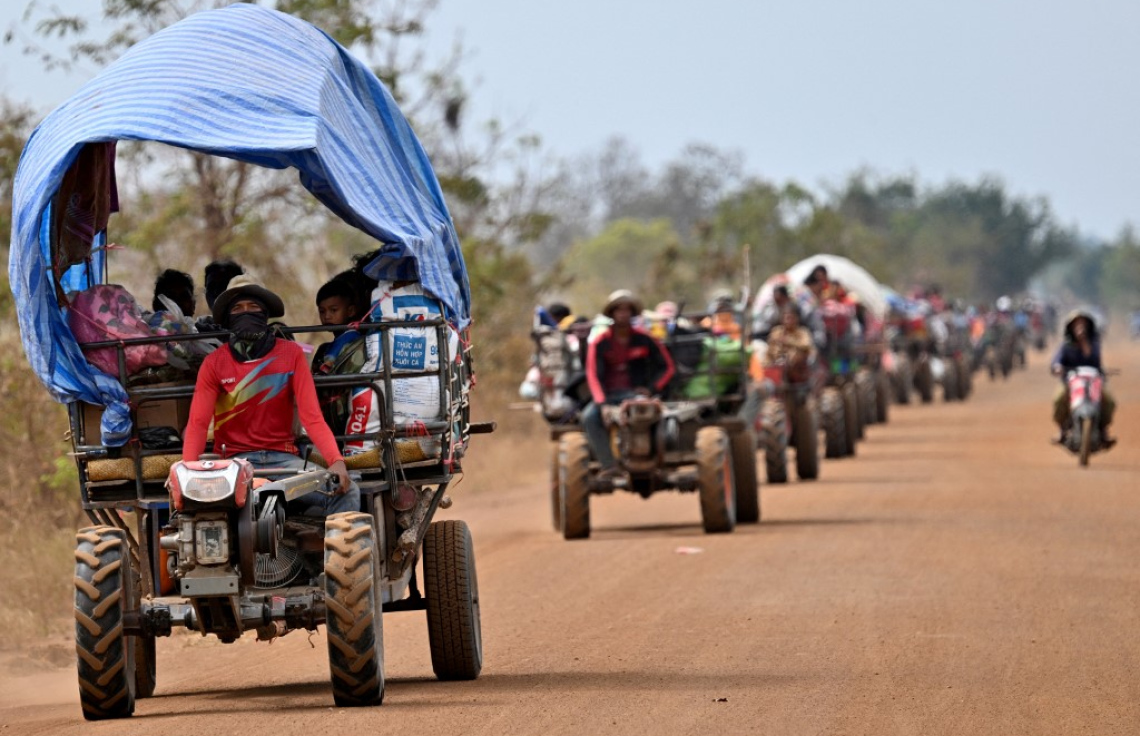 Cambodia-Thailand ge hamalaathakaa hedhi bai million meehun rakkaatheri hisaabuthakah