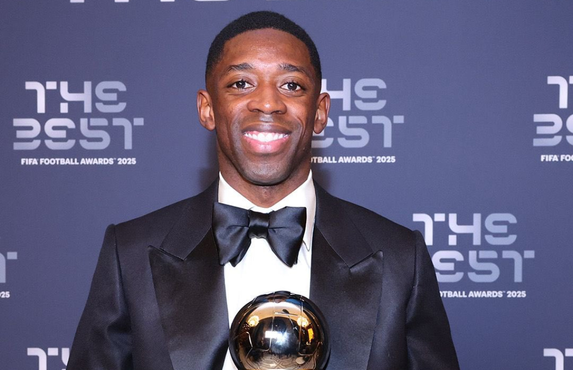 FIFA molhu kulhuntheriyaa ge award ves Dembele ah