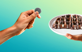 ދިރާގު ޕޭއިން މެލްޓްޒްގެ ވޮފުލްއެއް 1ރ. އަށް